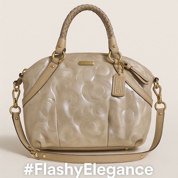Coach Glimmer Leather Handbag - Picture 1 of 9